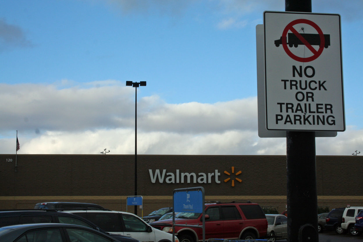 WAL-MART PARKING LOT NO TRUCKS (copy)